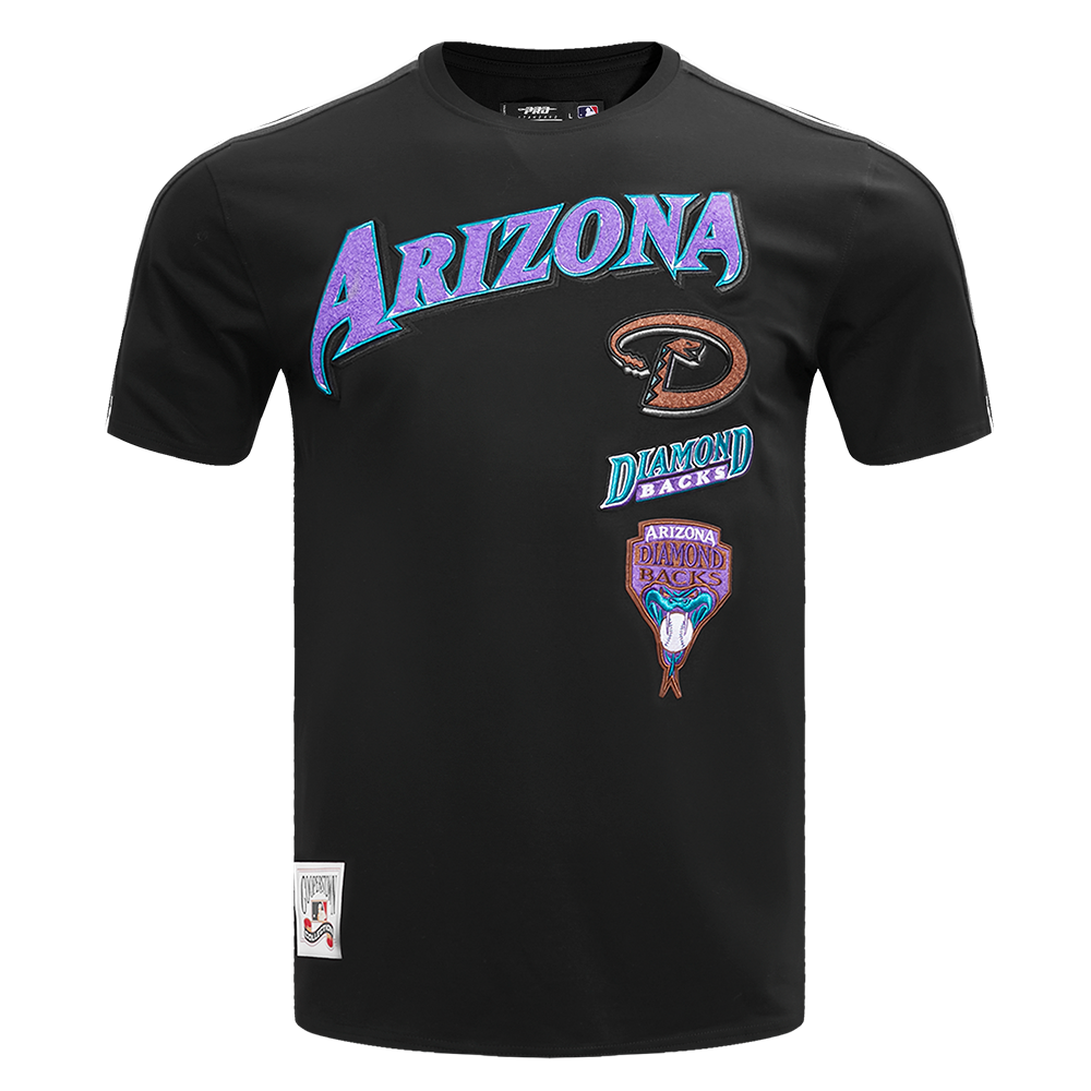MLB ARIZONA DIAMONDBACKS RETRO CLASSIC HAUT À RAYURES POUR HOMME (NOIR)