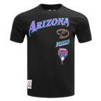 MLB ARIZONA DIAMONDBACKS RETRO CLASSIC HAUT À RAYURES POUR HOMME (NOIR)