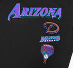 MLB ARIZONA DIAMONDBACKS RETRO CLASSIC HAUT À RAYURES POUR HOMME (NOIR)