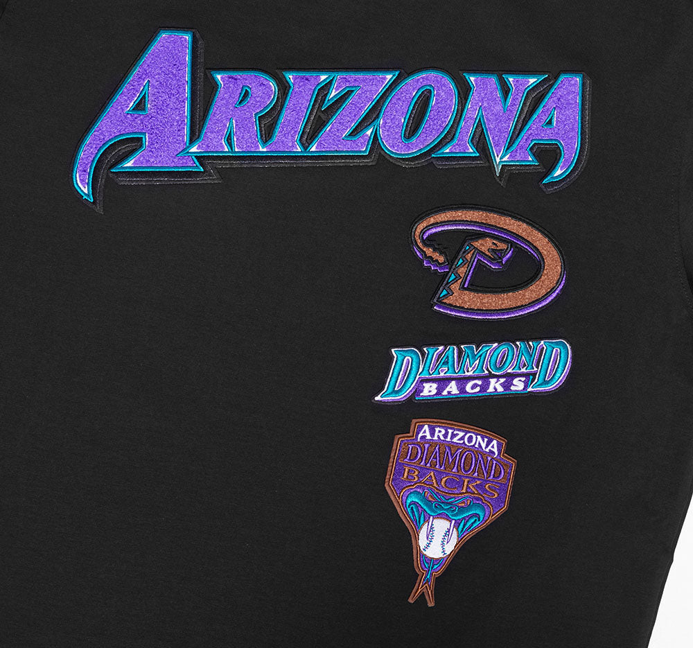 MLB ARIZONA DIAMONDBACKS RETRO CLASSIC HAUT À RAYURES POUR HOMME (NOIR)