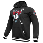 MLB ARIZONA DIAMONDBACKS MASH UP CHANDAIL À CAPUCHON EN MOLLETON CÔTELÉ POUR HOMME (NOIR)