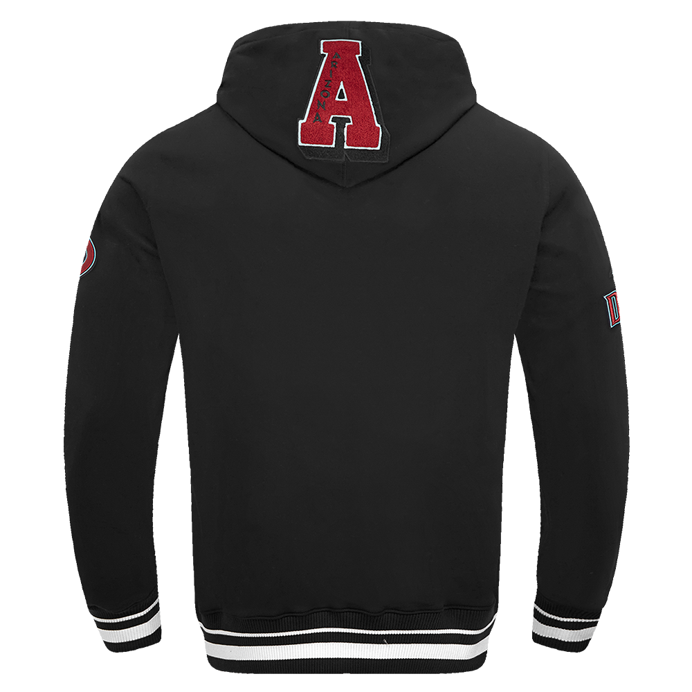 MLB ARIZONA DIAMONDBACKS MASH UP CHANDAIL À CAPUCHON EN MOLLETON CÔTELÉ POUR HOMME (NOIR)