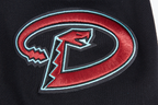MLB ARIZONA DIAMONDBACKS MASH UP CHANDAIL À CAPUCHON EN MOLLETON CÔTELÉ POUR HOMME (NOIR)