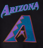 MLB ARIZONA DIAMONDBACKS RETRO CLASSICS BLOUSON COLLÉGIAL POUR HOMME (NOIR/BLANC)