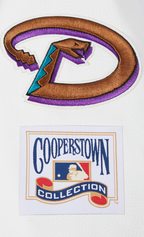MLB ARIZONA DIAMONDBACKS RETRO CLASSICS BLOUSON COLLÉGIAL POUR HOMME (NOIR/BLANC)