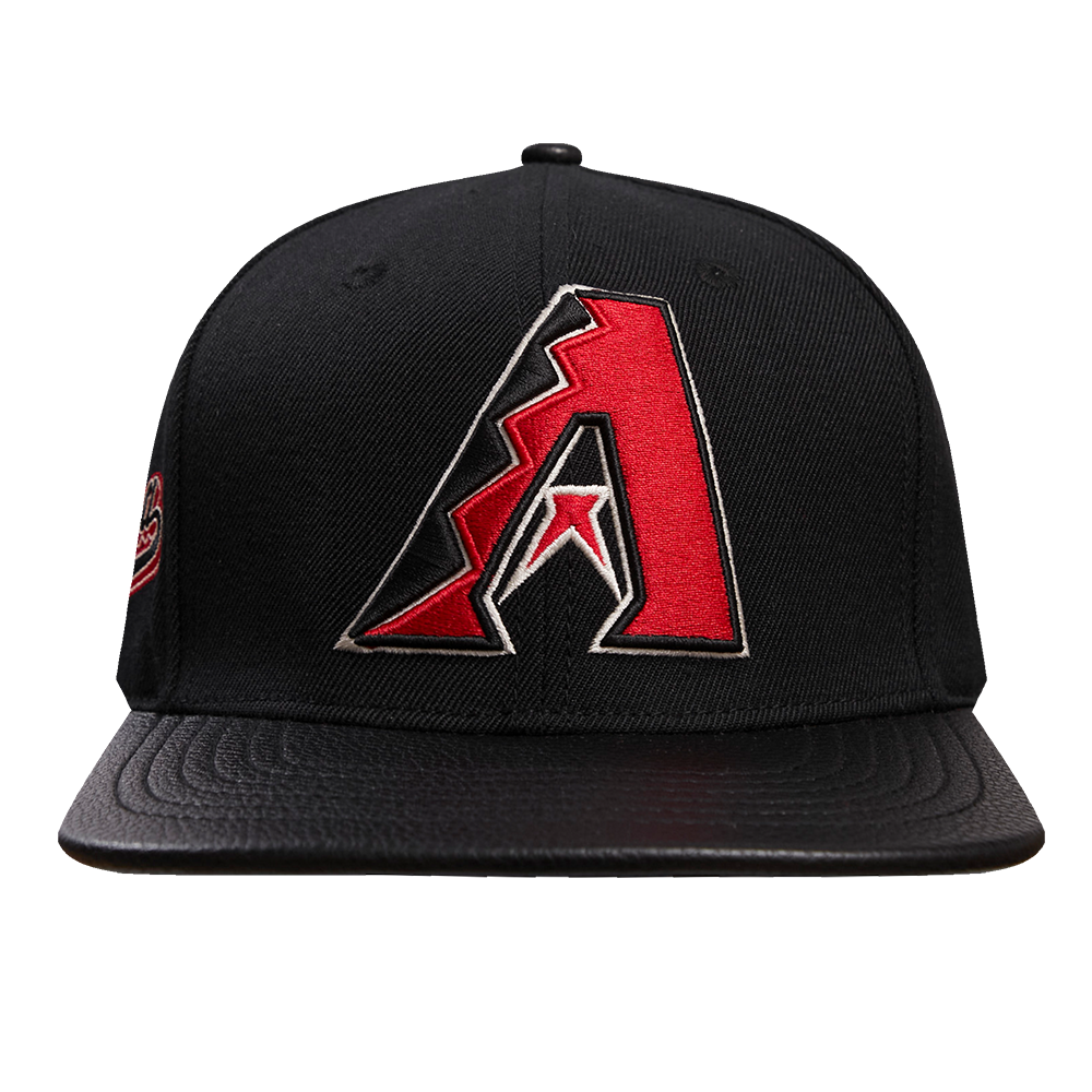 MLB ARIZONA DIAMONDBACKS SCRIPT TAIL CASQUETTE STRAPBACK EN LAINE (NOIR)