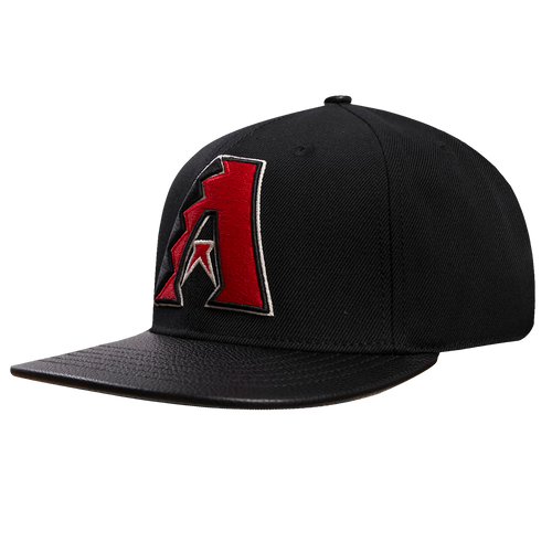 MLB ARIZONA DIAMONDBACKS SCRIPT TAIL CASQUETTE STRAPBACK EN LAINE (NOIR)
