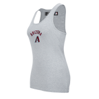 MLB ARIZONA DIAMONDBACKS CLASSIC CAMISOLE DOS NAGEUR À COUPE DÉCONTRACTÉE POUR FEMME (GRIS CHINÉ)