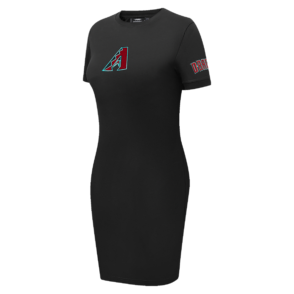 MLB ARIZONA DIAMONDBACKS CLASSIC WOMEN'S BODYCON DRESS (BLACK)