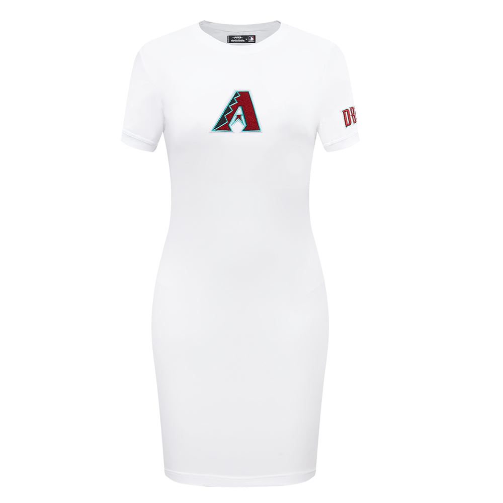 MLB ARIZONA DIAMONDBACKS CLASSIC ROBE MOULANTE POUR FEMME (BLANC)