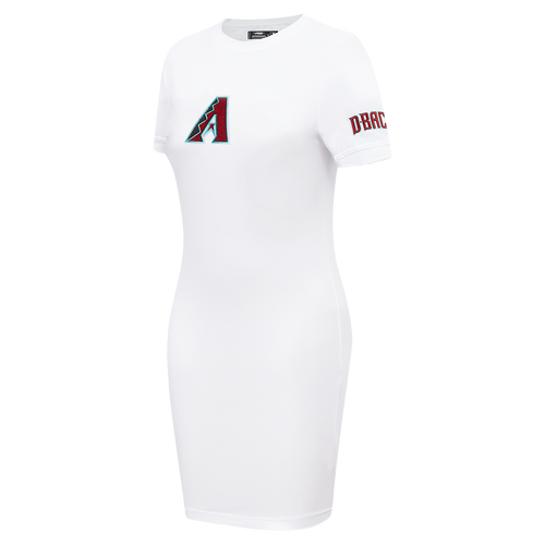 MLB ARIZONA DIAMONDBACKS CLASSIC WOMEN'S BODYCON DRESS (WHITE)