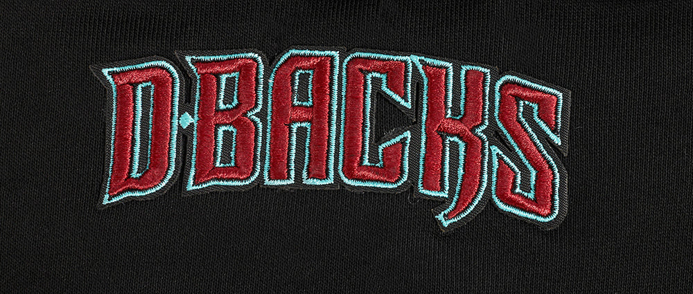 MLB ARIZONA DIAMONDBACKS CLASSIC CHANDAIL À COL ROND EN MOLLETON POUR FEMME (NOIR)