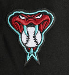 MLB ARIZONA DIAMONDBACKS CLASSIC CHANDAIL À COL ROND EN MOLLETON POUR FEMME (NOIR)