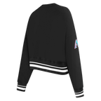 MLB ARIZONA DIAMONDBACKS RETRO CLASSIC WOMEN'S RIB CREWNECK (BLACK)