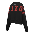 MLB ARIZONA DIAMONDBACKS WINGSPAN WOMEN'S FLC CREWNECK (BLACK)