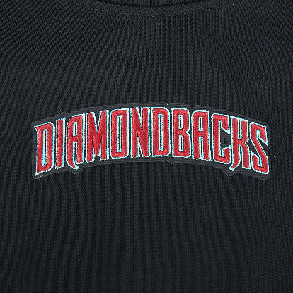 MLB ARIZONA DIAMONDBACKS WINGSPAN WOMEN'S FLC CREWNECK (BLACK)