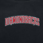 MLB ARIZONA DIAMONDBACKS WINGSPAN WOMEN'S FLC CREWNECK (BLACK)