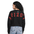 MLB ARIZONA DIAMONDBACKS WINGSPAN WOMEN'S FLC CREWNECK (BLACK)
