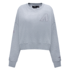 MLB ARIZONA DIAMONDBACKS NEUTRAL FLEECE CREWNECK (DARK HEATHER GRAY)