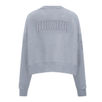 MLB ARIZONA DIAMONDBACKS NEUTRAL FLEECE CREWNECK (DARK HEATHER GRAY)