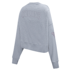 MLB ARIZONA DIAMONDBACKS NEUTRAL FLEECE CREWNECK (DARK HEATHER GRAY)