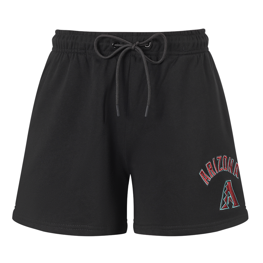 MLB ARIZONA DIAMONDBACKS CLASSIC WOMEN'S FLEECE SHORT (BLACK)