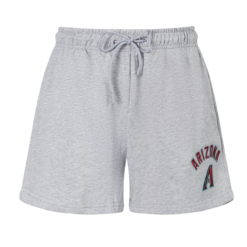 MLB ARIZONA DIAMONDBACKS CLASSIC WOMEN'S FLEECE SHORT (HEATHER GREY)