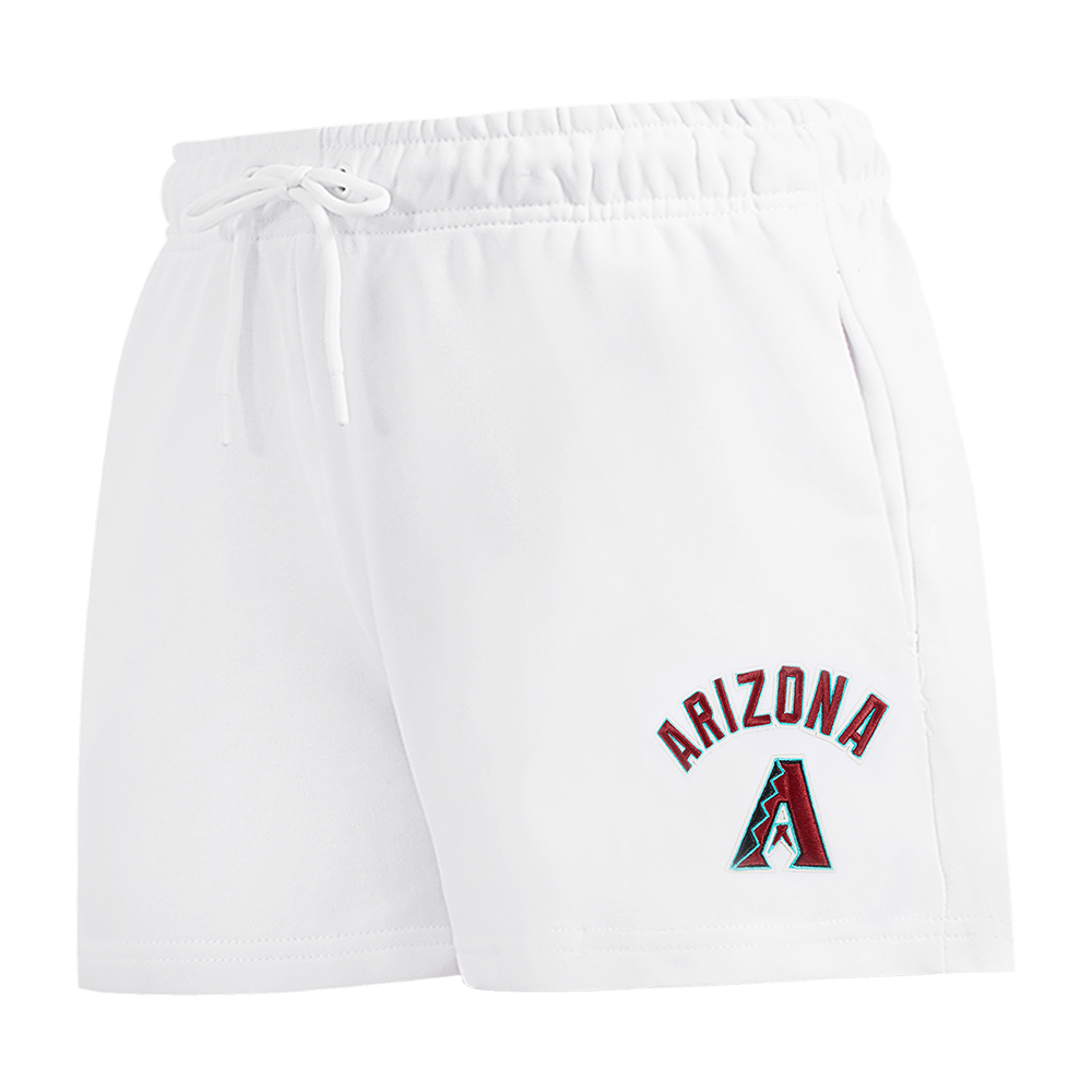 MLB ARIZONA DIAMONDBACKS CLASSIC SHORT EN MOLLETON POUR FEMME (BLANC)