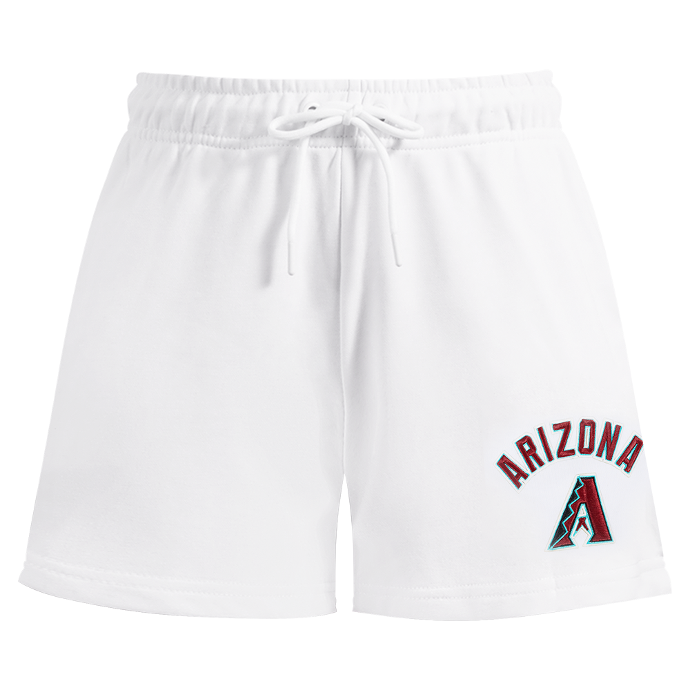 MLB ARIZONA DIAMONDBACKS CLASSIC WOMEN'S FLEECE SHORT (WHITE)