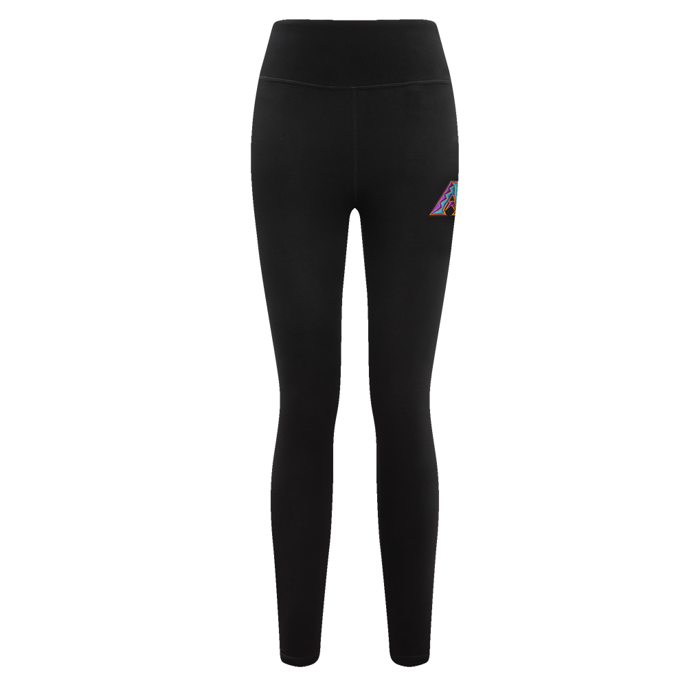 MLB ARIZONA DIAMONDBACKS RETRO CLASSIC WOMEN'S JERSEY LEGGING (BLACK)