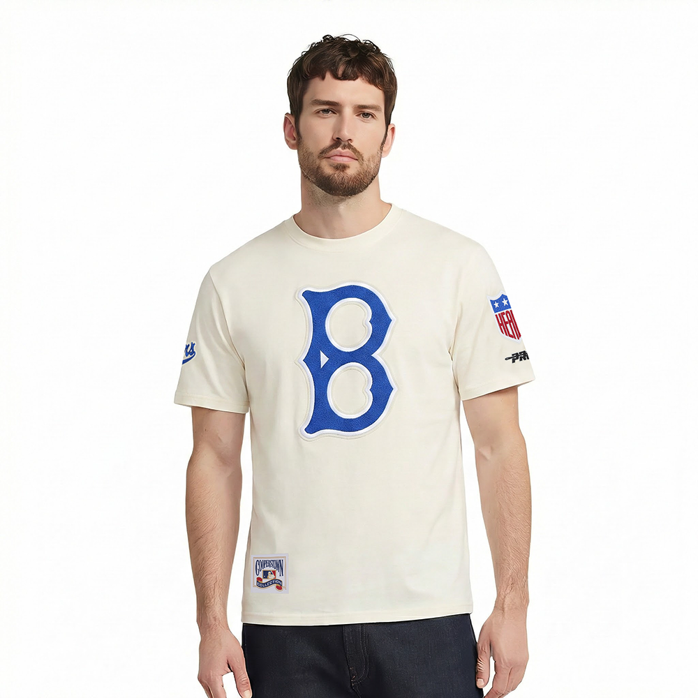 MLB BROOKLYN DODGERS RETRO CLASSICS HAUT EN JERSEY SIMPLE POUR HOMME (COQUILLE D'ŒUF)