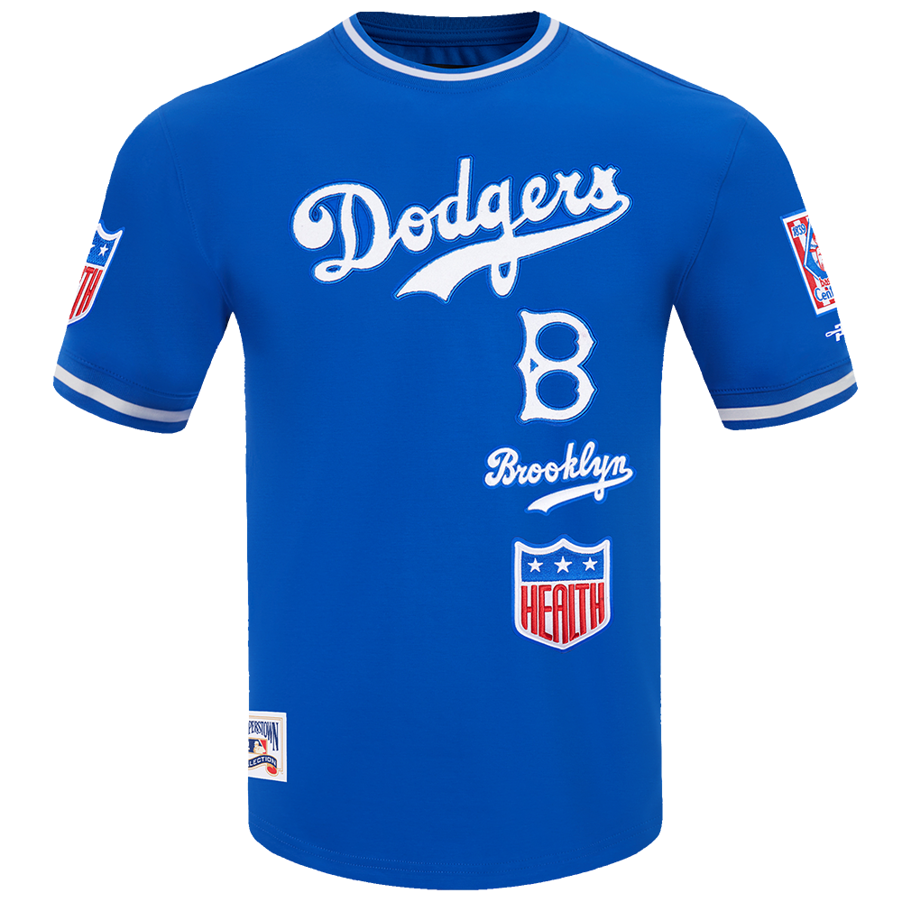 MLB BROOKLYN DODGERS RETRO CLASSICS HAUT POUR HOMME (BLEU ROYAL)
