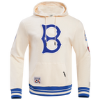 MLB BROOKLYN DODGERS RETRO CLASSIC CHANDAIL À CAPUCHON POUR HOMME (COQUILLE D'ŒUF/BLEU ROYAL)