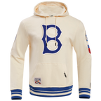 MLB BROOKLYN DODGERS RETRO CLASSIC CHANDAIL À CAPUCHON POUR HOMME (COQUILLE D'ŒUF/BLEU ROYAL)