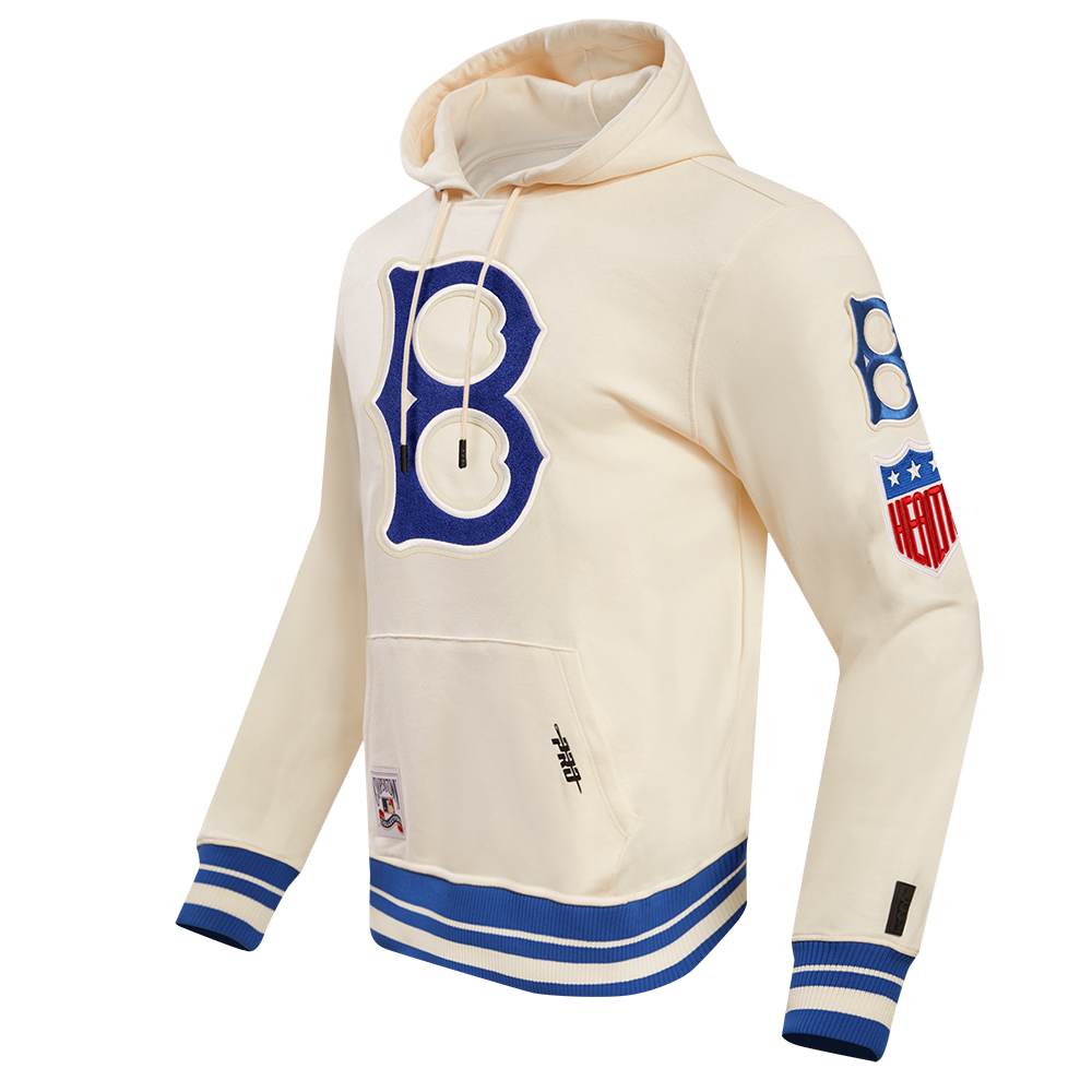 MLB BROOKLYN DODGERS RETRO CLASSIC CHANDAIL À CAPUCHON POUR HOMME (COQUILLE D'ŒUF/BLEU ROYAL)