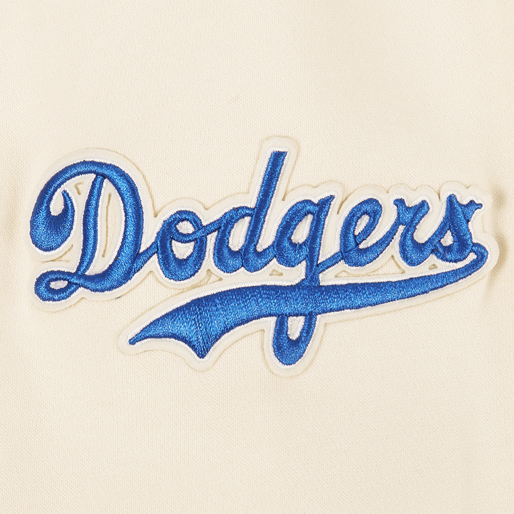 MLB BROOKLYN DODGERS RETRO CLASSIC CHANDAIL À CAPUCHON POUR HOMME (COQUILLE D'ŒUF/BLEU ROYAL)