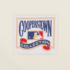 MLB BROOKLYN DODGERS RETRO CLASSIC CHANDAIL À CAPUCHON COURT EN MOLLETON CÔTELÉ POUR FEMME (COQUILLE D'ŒUF/BLEU ROYAL)