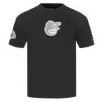 MLB BALTIMORE ORIOLES REVERSE FRENCH TERRY T-SHIRT À MANCHES COURTES POUR HOMME (NOIR)