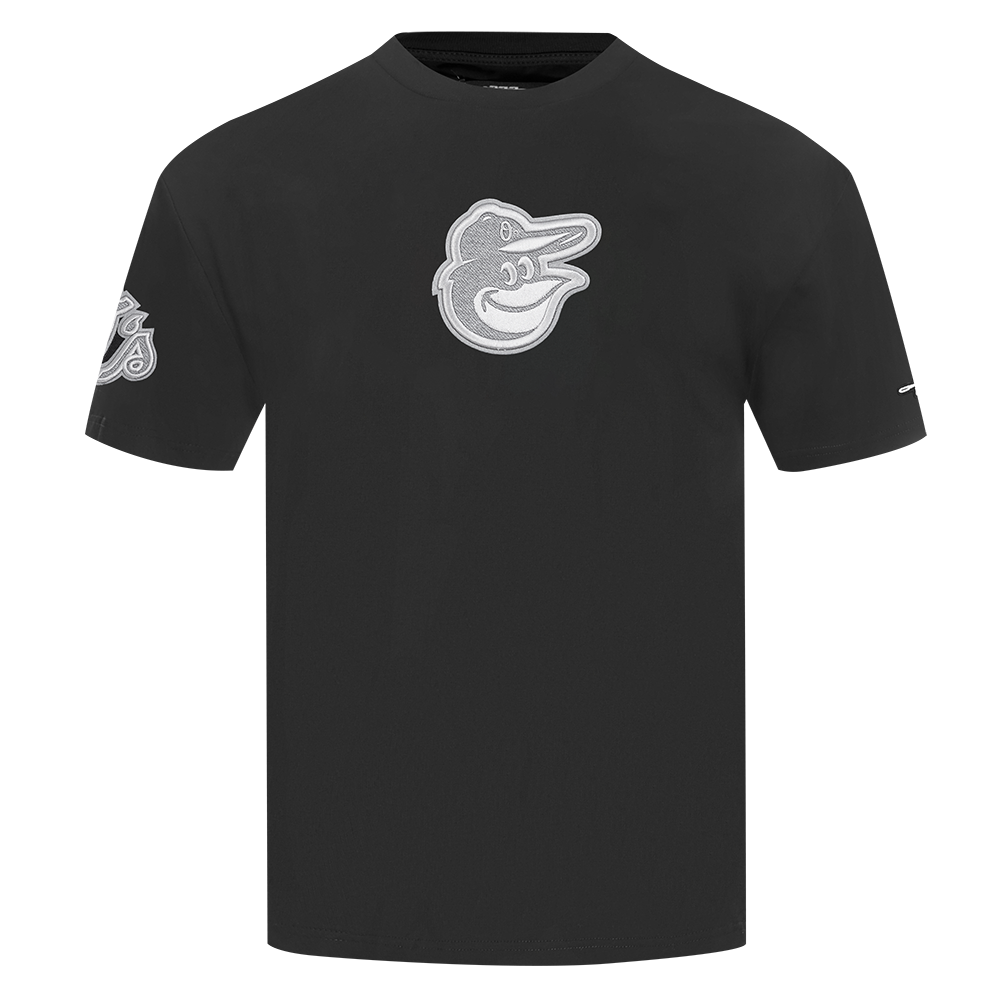 MLB BALTIMORE ORIOLES REVERSE FRENCH TERRY T-SHIRT À MANCHES COURTES POUR HOMME (NOIR)