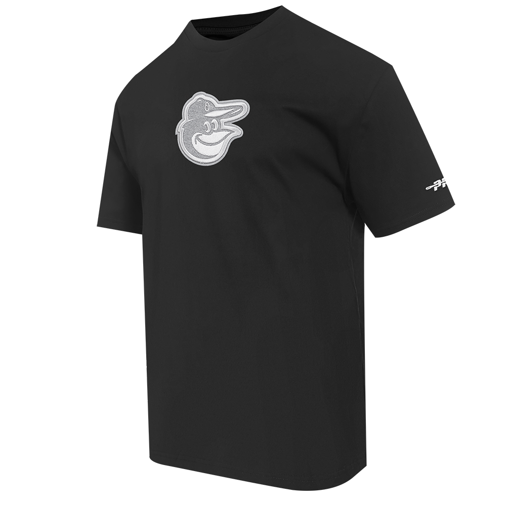 MLB BALTIMORE ORIOLES REVERSE FRENCH TERRY T-SHIRT À MANCHES COURTES POUR HOMME (NOIR)