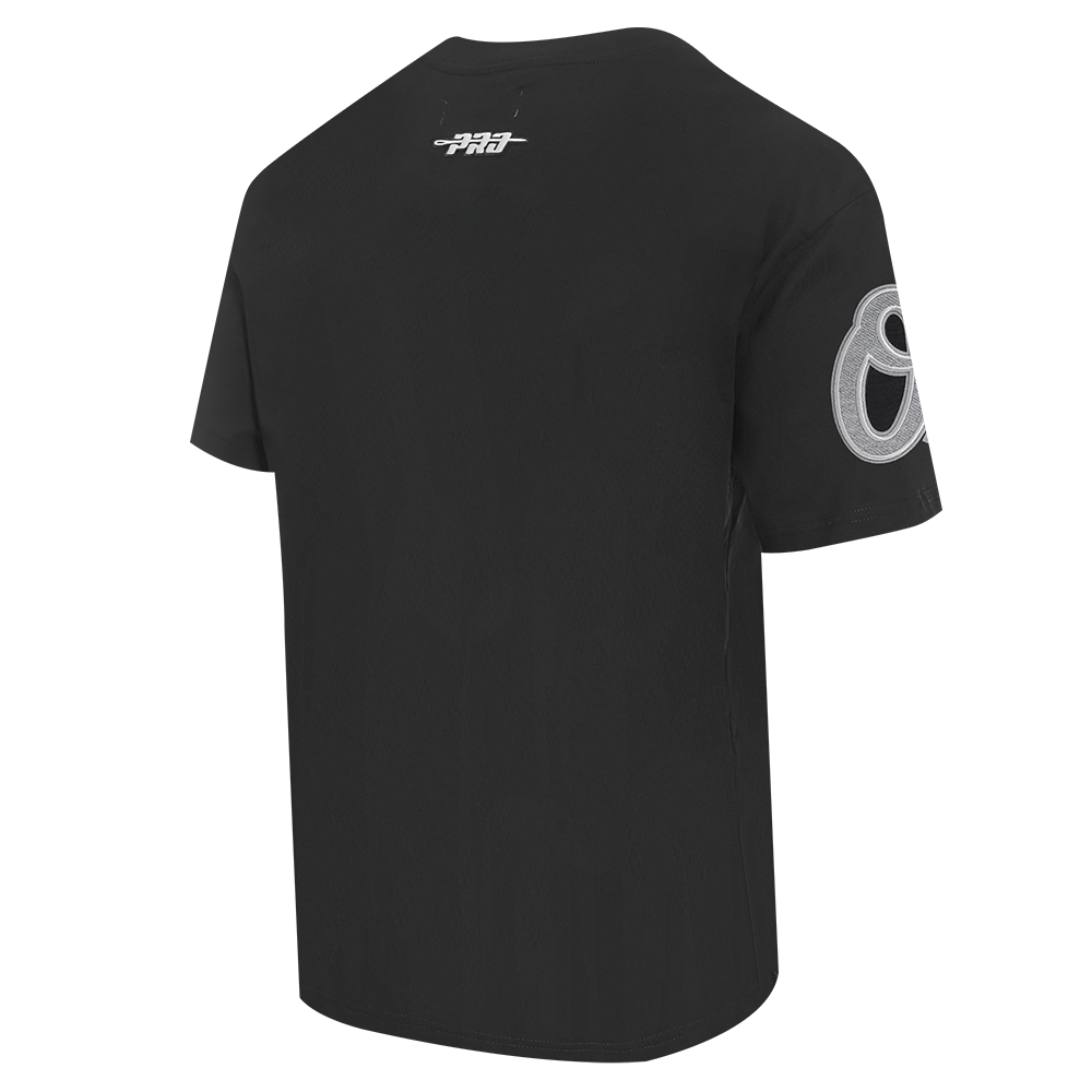 MLB BALTIMORE ORIOLES REVERSE FRENCH TERRY T-SHIRT À MANCHES COURTES POUR HOMME (NOIR)