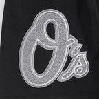 MLB BALTIMORE ORIOLES REVERSE FRENCH TERRY T-SHIRT À MANCHES COURTES POUR HOMME (NOIR)