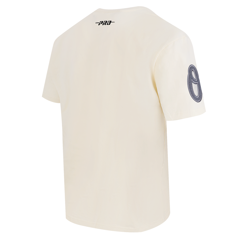 MLB BALTIMORE ORIOLES REVERSE FRENCH TERRY MEN'S CJ DROP SHOULDERTOP (EGGSHELL)
