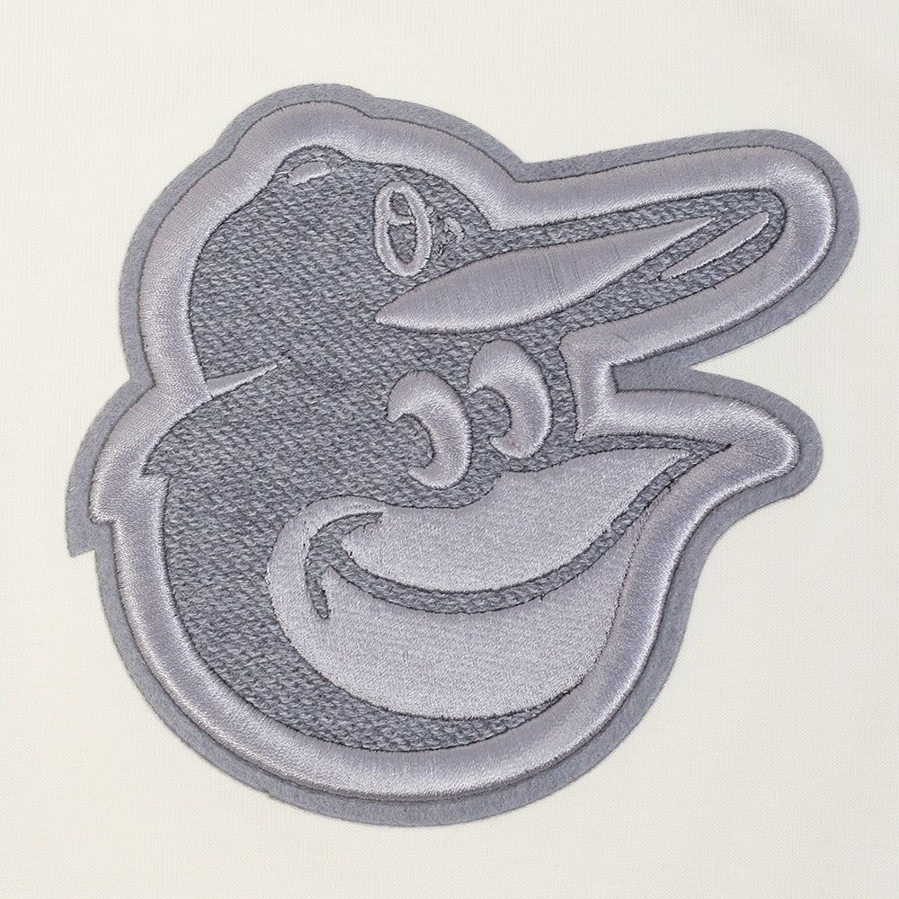 MLB BALTIMORE ORIOLES REVERSE FRENCH TERRY MEN'S CJ DROP SHOULDERTOP (EGGSHELL)