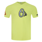 MLB BALTIMORE ORIOLES UNDER THE LIGHTS HAUT EN JERSEY SIMPLE POUR HOMME (JAUNE FLUO)