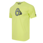 MLB BALTIMORE ORIOLES UNDER THE LIGHTS HAUT EN JERSEY SIMPLE POUR HOMME (JAUNE FLUO)