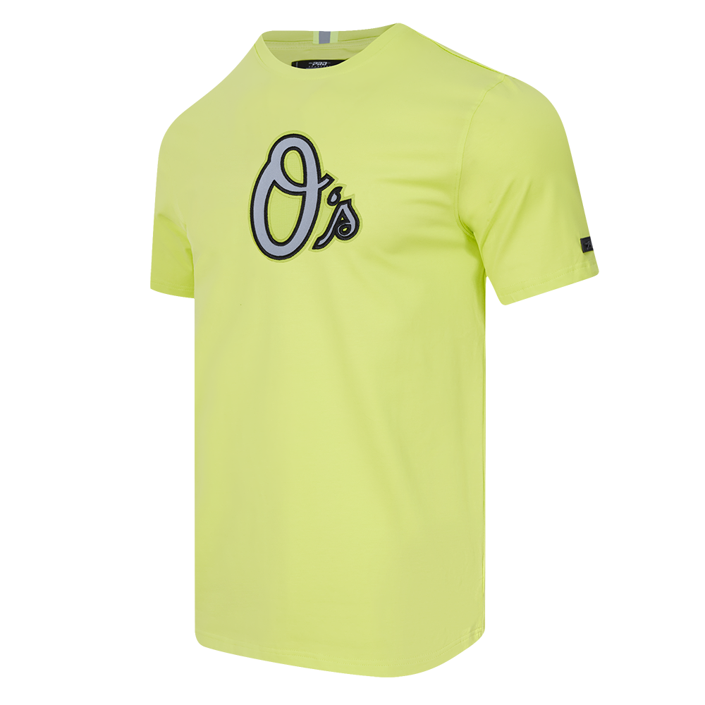 MLB BALTIMORE ORIOLES UNDER THE LIGHTS HAUT EN JERSEY SIMPLE POUR HOMME (JAUNE FLUO)