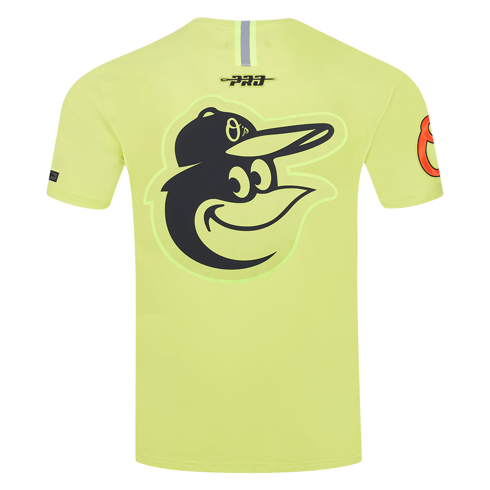MLB BALTIMORE ORIOLES UNDER THE LIGHTS HAUT EN JERSEY SIMPLE POUR HOMME (JAUNE FLUO)