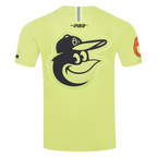 MLB BALTIMORE ORIOLES UNDER THE LIGHTS HAUT EN JERSEY SIMPLE POUR HOMME (JAUNE FLUO)