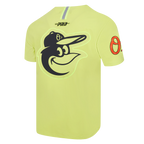 MLB BALTIMORE ORIOLES UNDER THE LIGHTS HAUT EN JERSEY SIMPLE POUR HOMME (JAUNE FLUO)